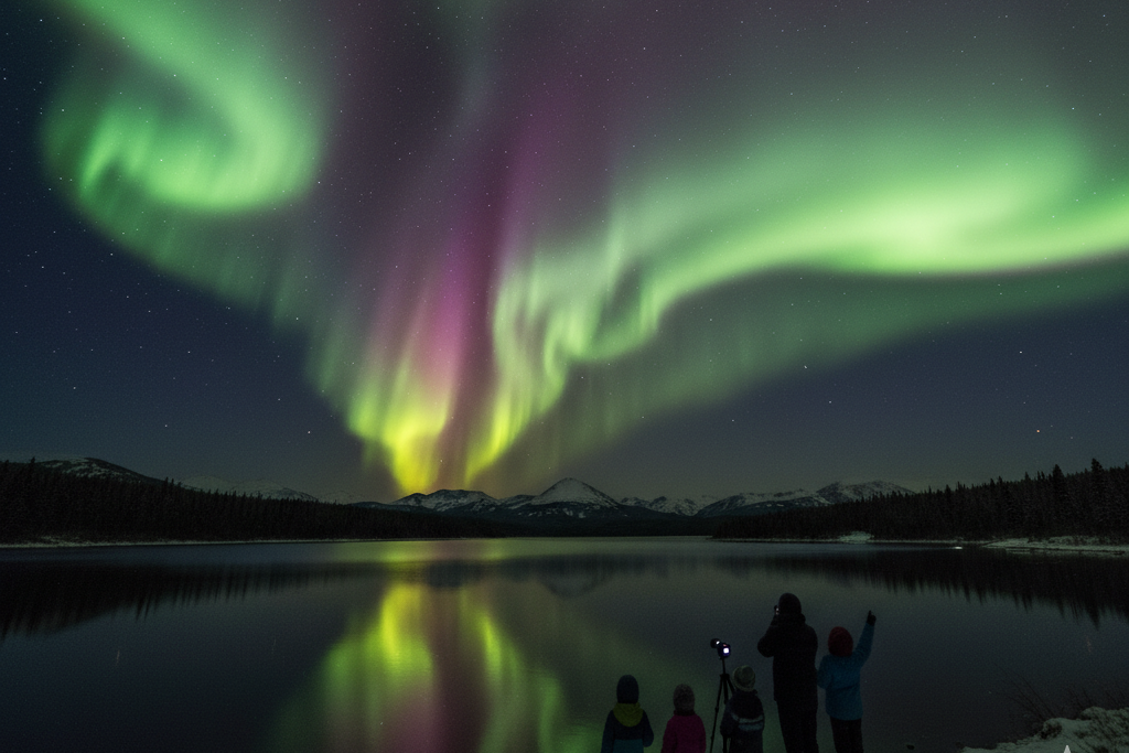 moderate geomagnetic storm aurora borealis