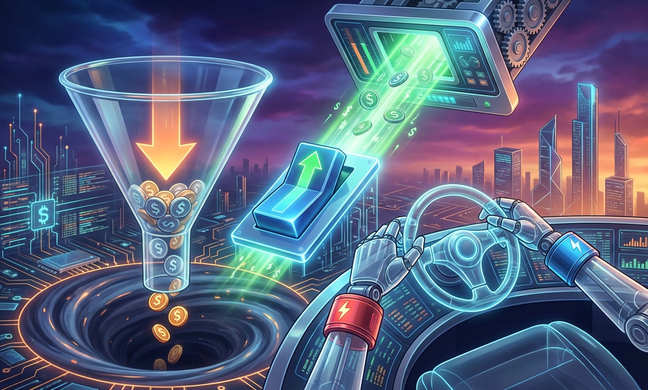 After Bitcoin ETFs drained $3.8 billion in five weeks it suddenly flipped positive, changnig who controls the next move