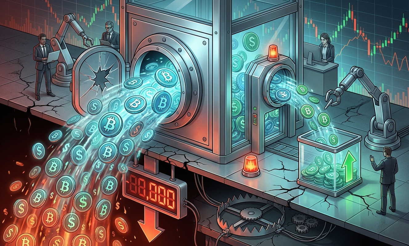 After Bitcoin ETFs drained $3.8 billion in five weeks it suddenly flipped positive, changnig who controls the next move