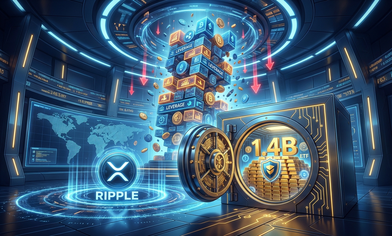 XRP leverage collapses 78%, but $1.4B in ETF money still won’t leave because of Ripple’s expanding footprint
