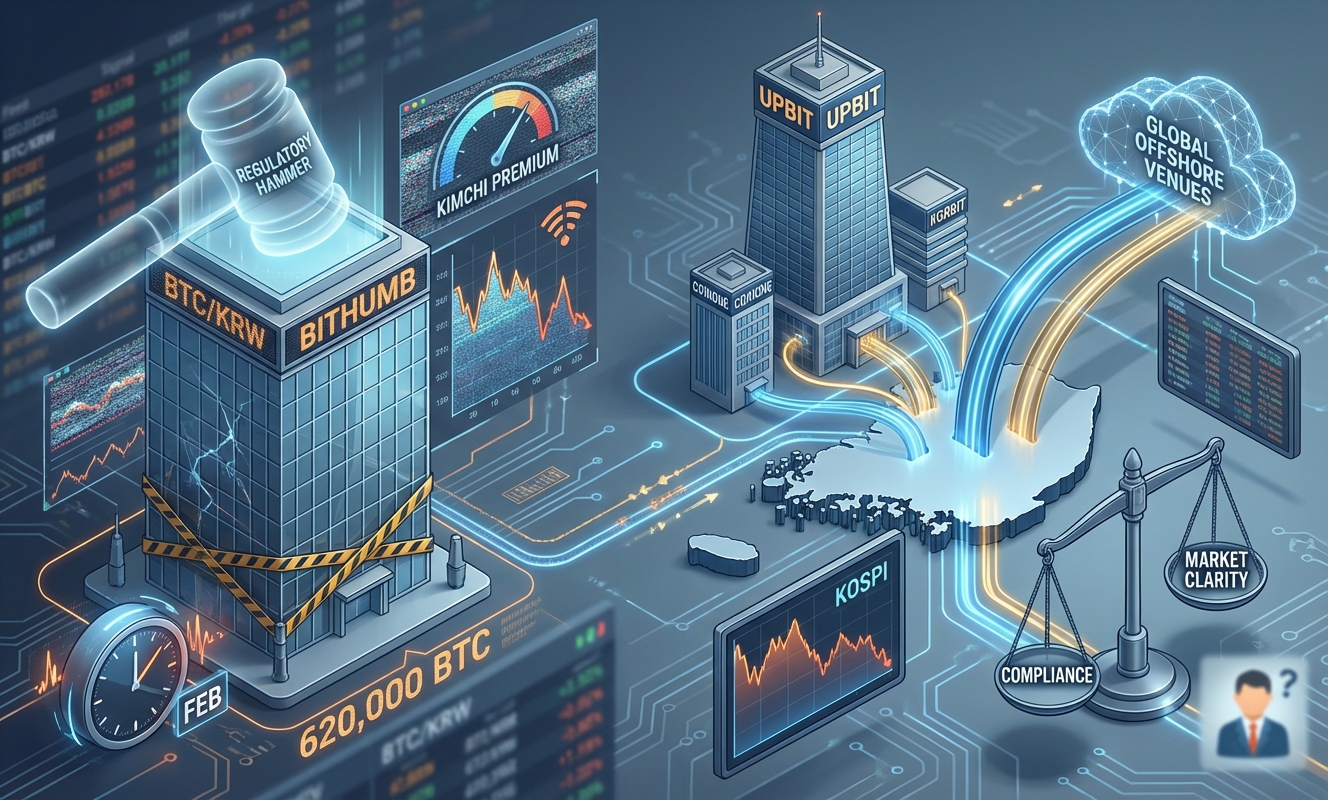 Bitcoin’s kimchi premium is on life support after South Korea targets Bithumb- Market Analysis