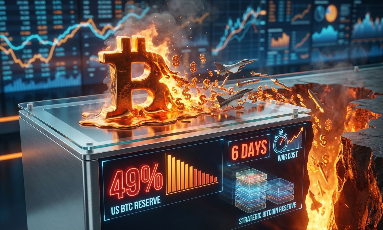 White House admits Iran war burned equivalent of half the US Bitcoin reserve in 6 Days- Market Analysis