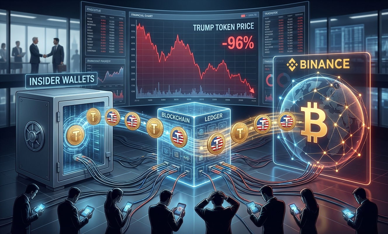 Binance data reveals insiders continue to dump TRUMP memecoins as its price hits a record low- Market Analysis