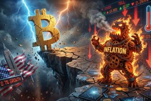 Bitcoin price faces a crucial weekend test as US growth collapses to 0.7% while inflation stays stubborn