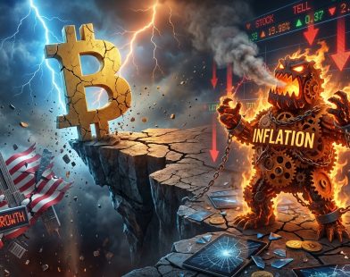 Bitcoin price faces a crucial weekend test as US growth collapses to 0.7% while inflation stays stubborn