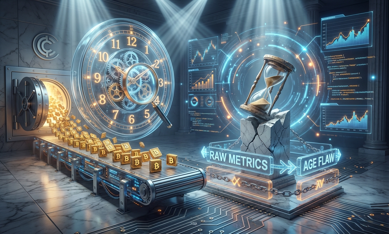 The illusion of movement: How Coinbase’s 800,000 BTC migration exposes the flaw in raw Bitcoin age metrics