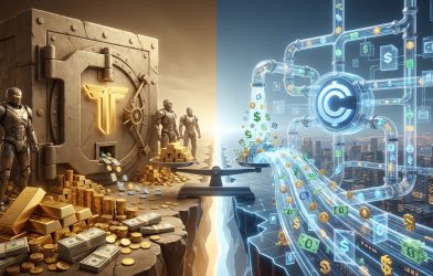 Tether still holds more cash, but Circle’s USDC is now moving more of crypto’s money