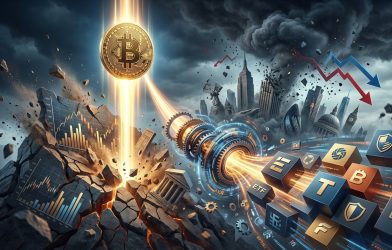 Bitcoin price climbs as global markets shake, fueled by ETFs and institutional buying