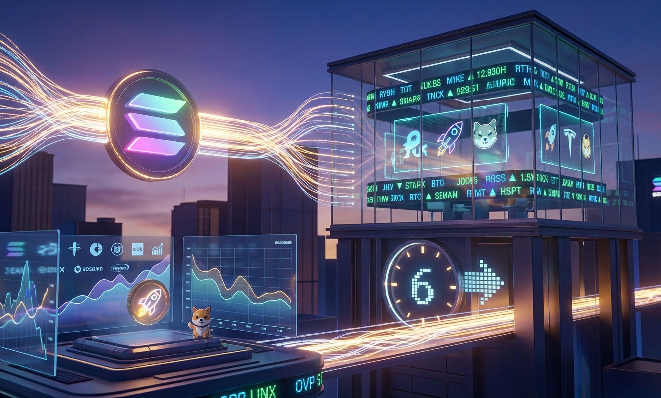 As Solana turns six years old, the “memecoin chain” is quietly listing 200 plus tokenized stocks for Wall Street
