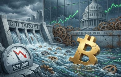Citi slashes Bitcoin target by $31,000 despite rising prices as Washington delays stall crypto breakout