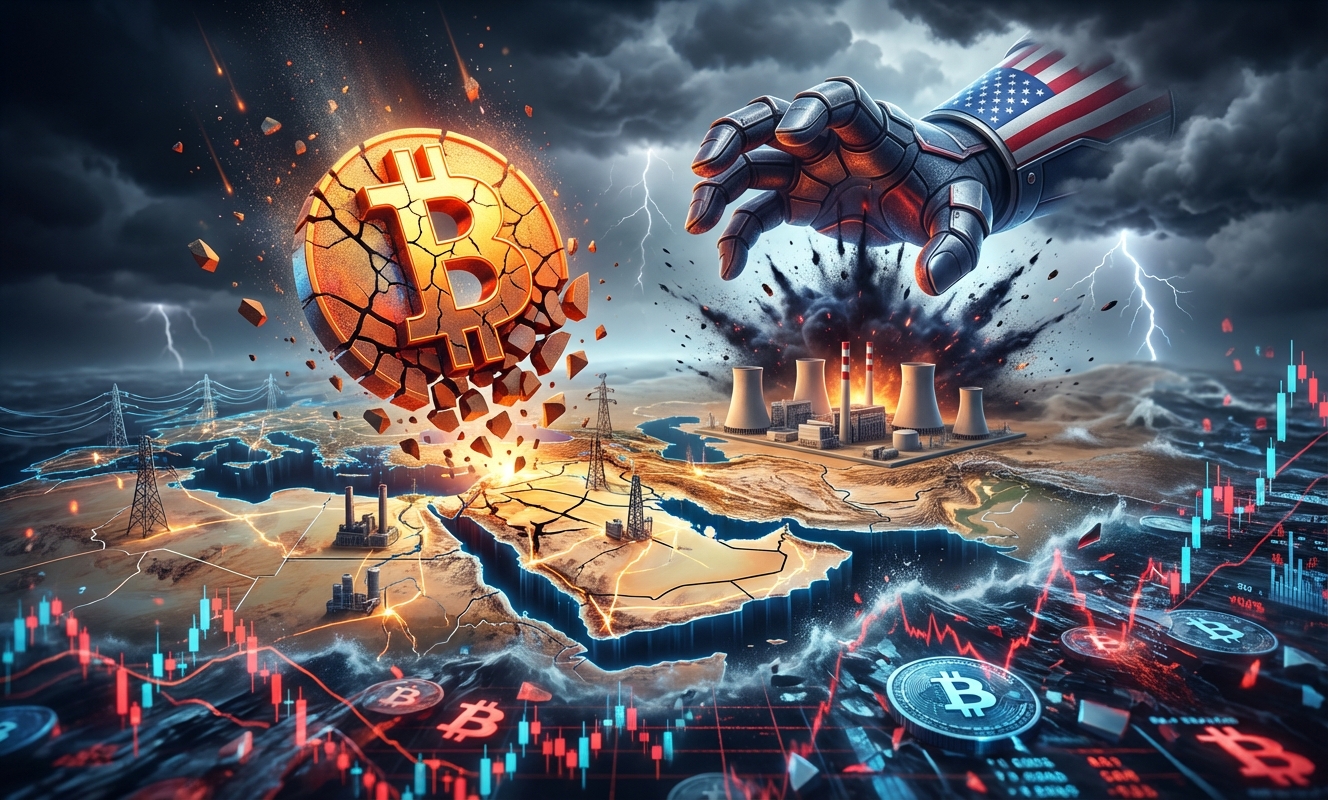 Bitcoin crashes to $68,000 as US threatens to “obliterate’ all Iranian power plants