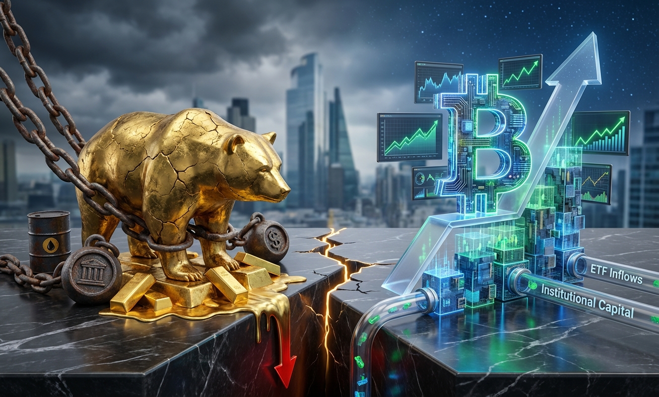 Why investors are pulling back from gold and still buying Bitcoin- Market Analysis