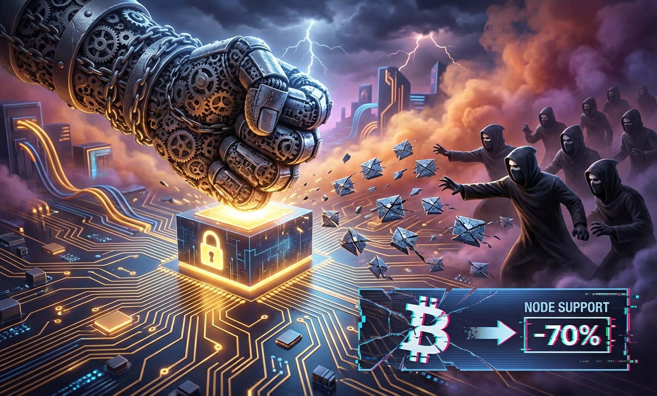 Power struggle hits Bitcoin network over anti-spam proposal with claims of ‘faked’ node support