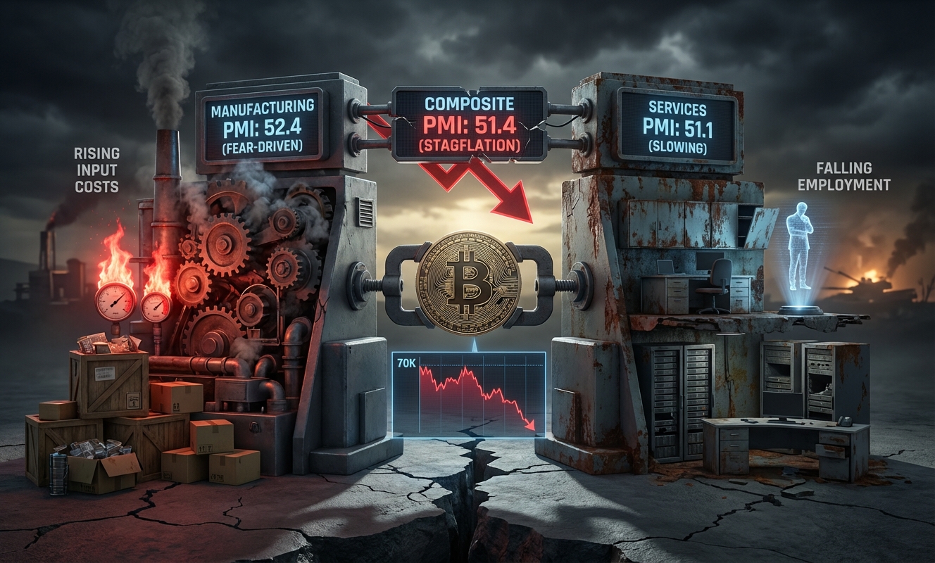 Bitcoin faces a new threat after US PMI reignites stagflation fears- Market Analysis