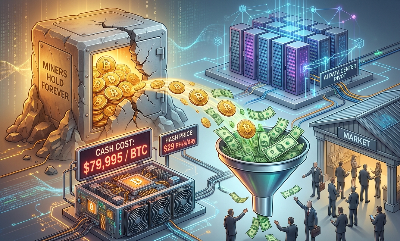 Bitcoin miners start funding pivot to AI with debt while selling BTC to stay liquid- Market Analysis