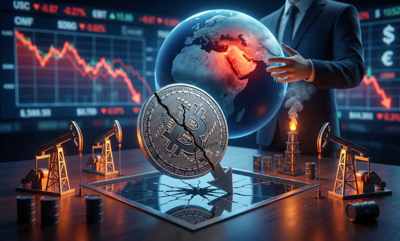 Bitcoin drops as Rubio privately signals Iran war may last weeks, locking in high oil prices