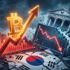 Bitcoin surges past $71,000 during a record South Korean stock market crash of 18% this week