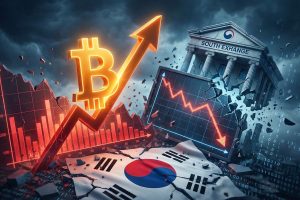 Bitcoin surges past $71,000 during a record South Korean stock market crash of 18% this week