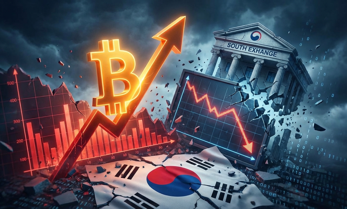 Bitcoin surges past $71,000 during a record South Korean stock market crash of 18% this week