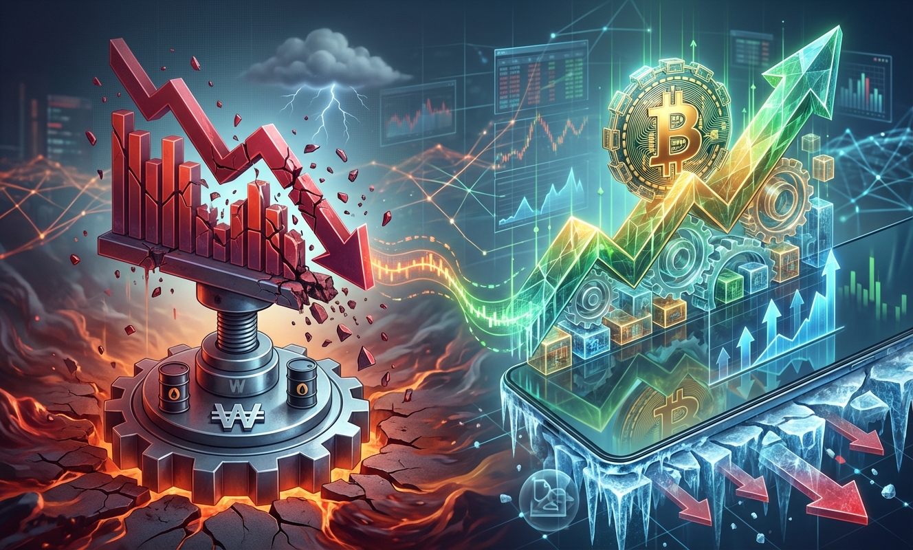 Bitcoin surges past $71,000 during a record South Korean stock market crash of 18% this week