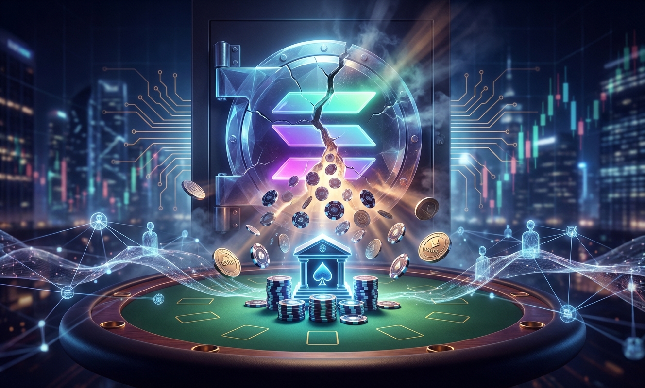 $BANK Sale Begins on Solana, Targeting Poker Staking Market