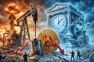 Oil shock could send Bitcoin down 45% if price surge forces Fed to delay cuts