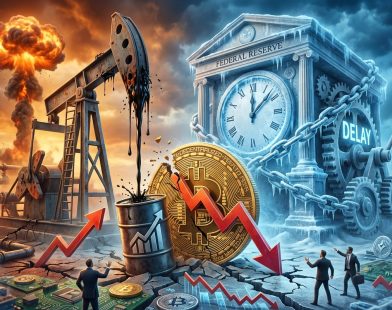 Oil shock could send Bitcoin down 45% if price surge forces Fed to delay cuts