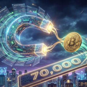Why Bitcoin keeps snapping back to $70k — and the $13B options “magnet” behind it