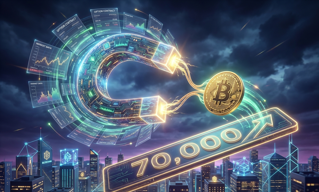 Why Bitcoin keeps snapping back to $70k — and the $13B options “magnet” behind it