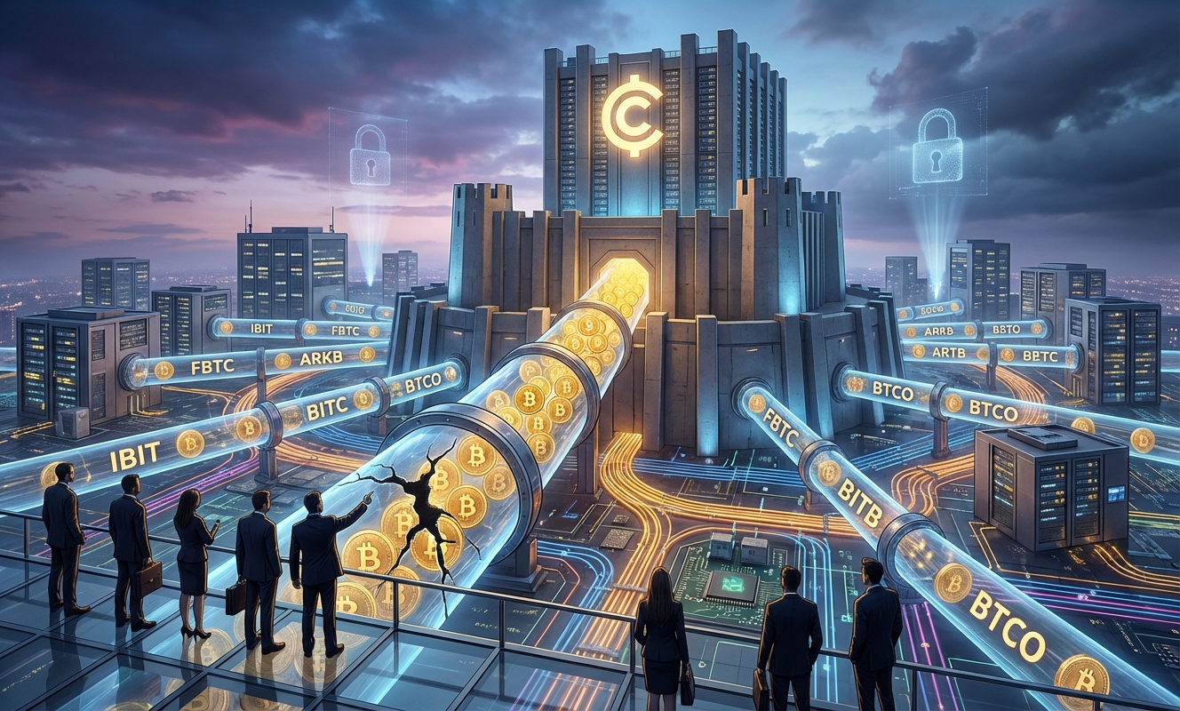 Over 80% of Bitcoin ETF assets hit Coinbase custody choke point with $74B at risk- Blockchain Trends