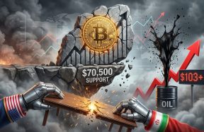 Bitcoin price clings to $70,500 support after US-Iran talks collapse and oil spikes past $103