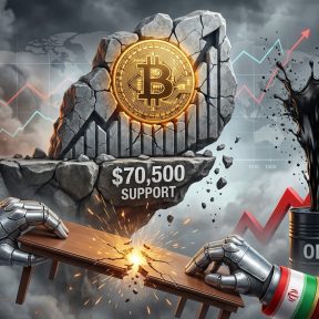Bitcoin price clings to $70,500 support after US-Iran talks collapse and oil spikes past $103