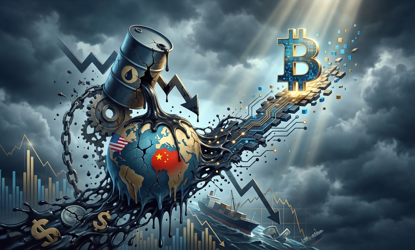 Oil prices falling hasn’t stopped China trade and US inflation weakening as economic contagion spreads – in opportunity for Bitcoin