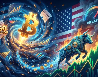 Bitcoin surges on $650 million short squeeze, passing $76,000 as US inflation numbers fuels risk asset rally