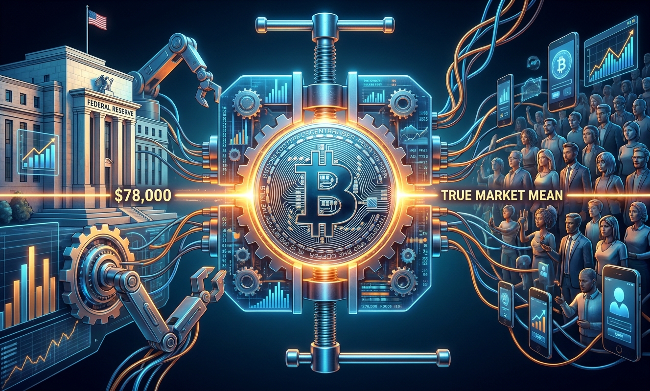 Bitcoin is squeezing into the $78k ‘True Market Mean’ with Fed and retail data set to decide next move