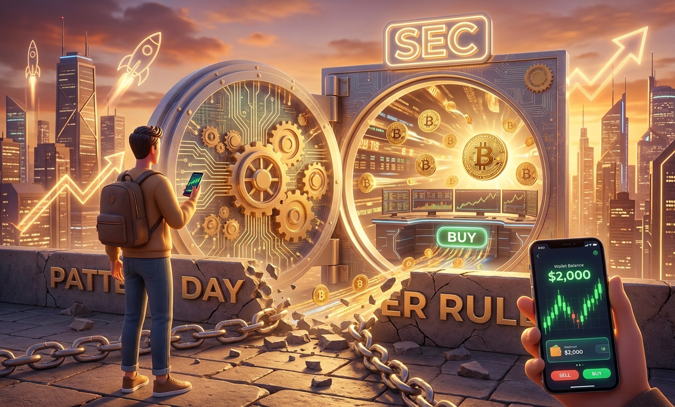 SEC removes huge pattern day trader barrier to allow retail investors to day trade Bitcoin with just $2k margin