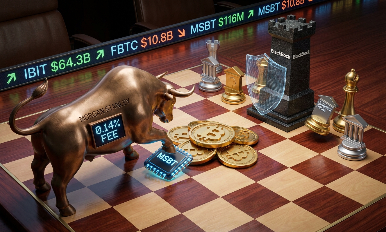 Morgan Stanley’s $116M Bitcoin ETF debut is tiny next to $1.9T, and that’s why Wall Street will notice- Market Analysis