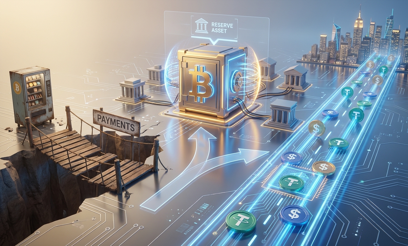 Cathie Wood’s Bitcoin bull thesis concedes stablecoins won the real-world payment fight- Market Analysis