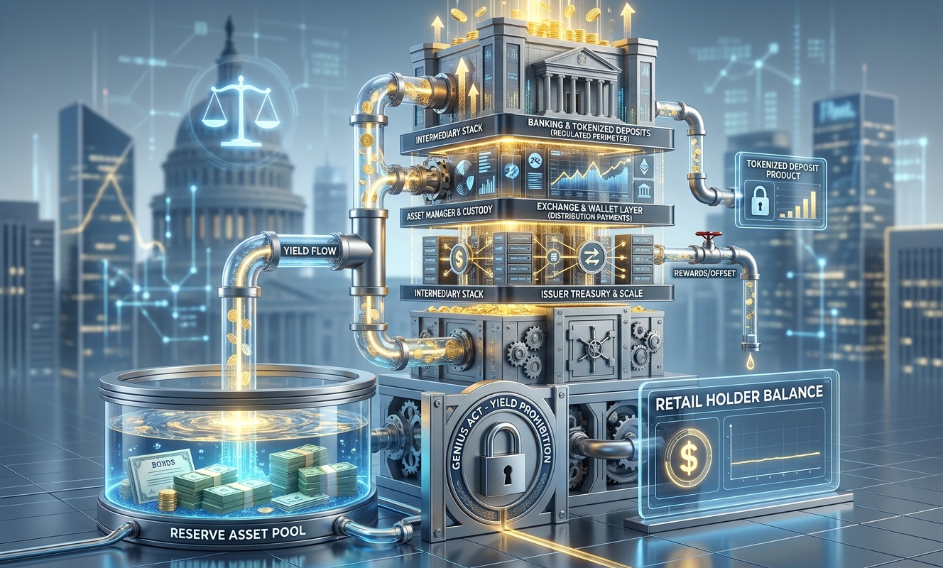 CLARITY Act stablecoin fight shifts from yield to who captures digital-dollar economics- Blockchain Trends