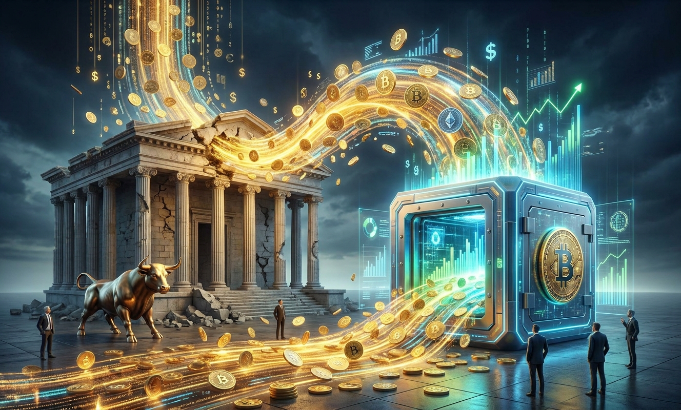 Passive money is eating stocks and Bitcoin may be next to get a huge liquidity injection