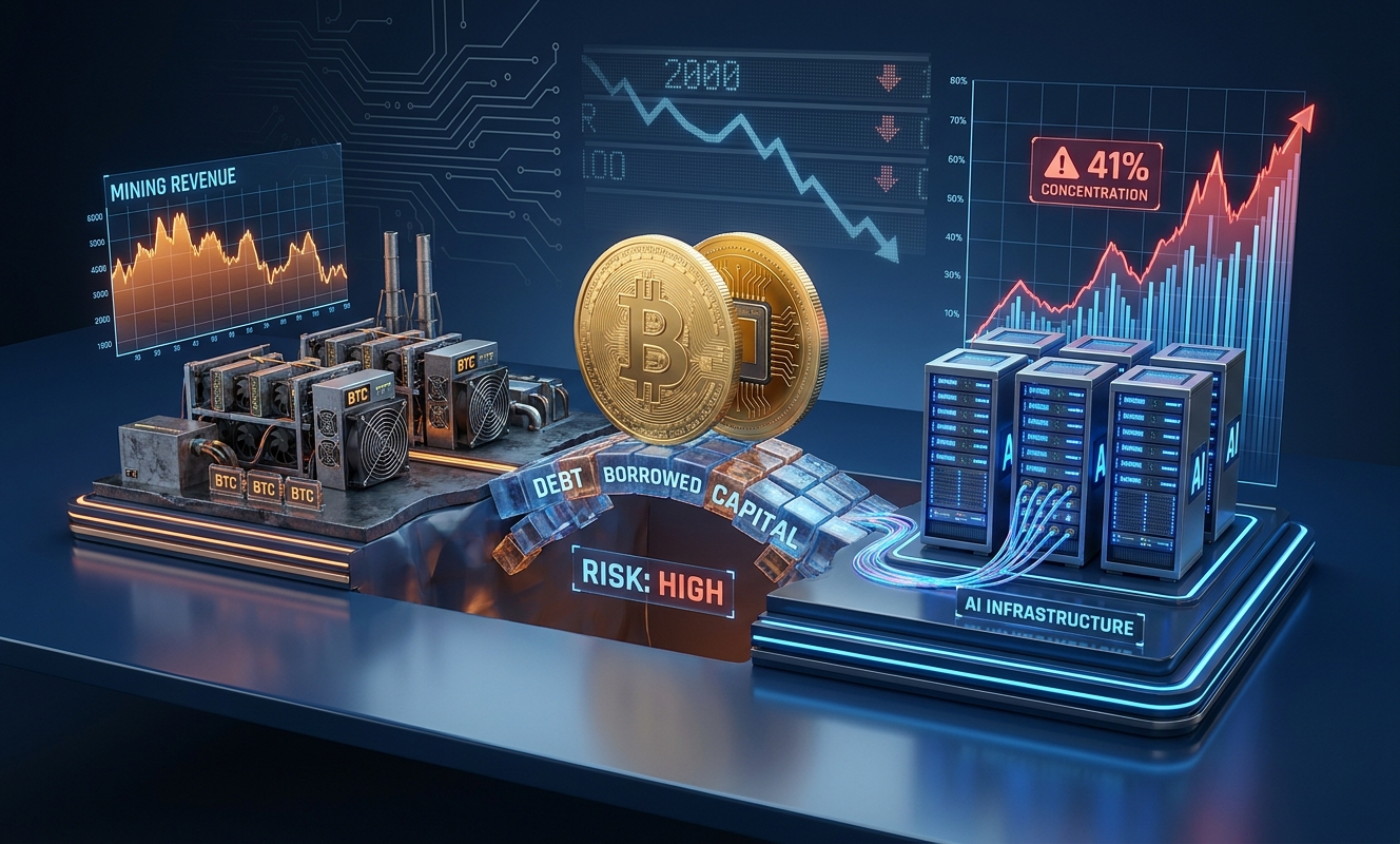 Concentration of AI stocks inside S&P 500 hits dot-com bubble peak – and Bitcoin miners are now exposed- Market Analysis