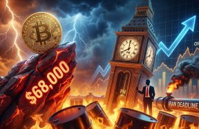 Bitcoin clings to $68,000 as Trump’s final Iran deadline expires at 8 PM EST and oil screams higher