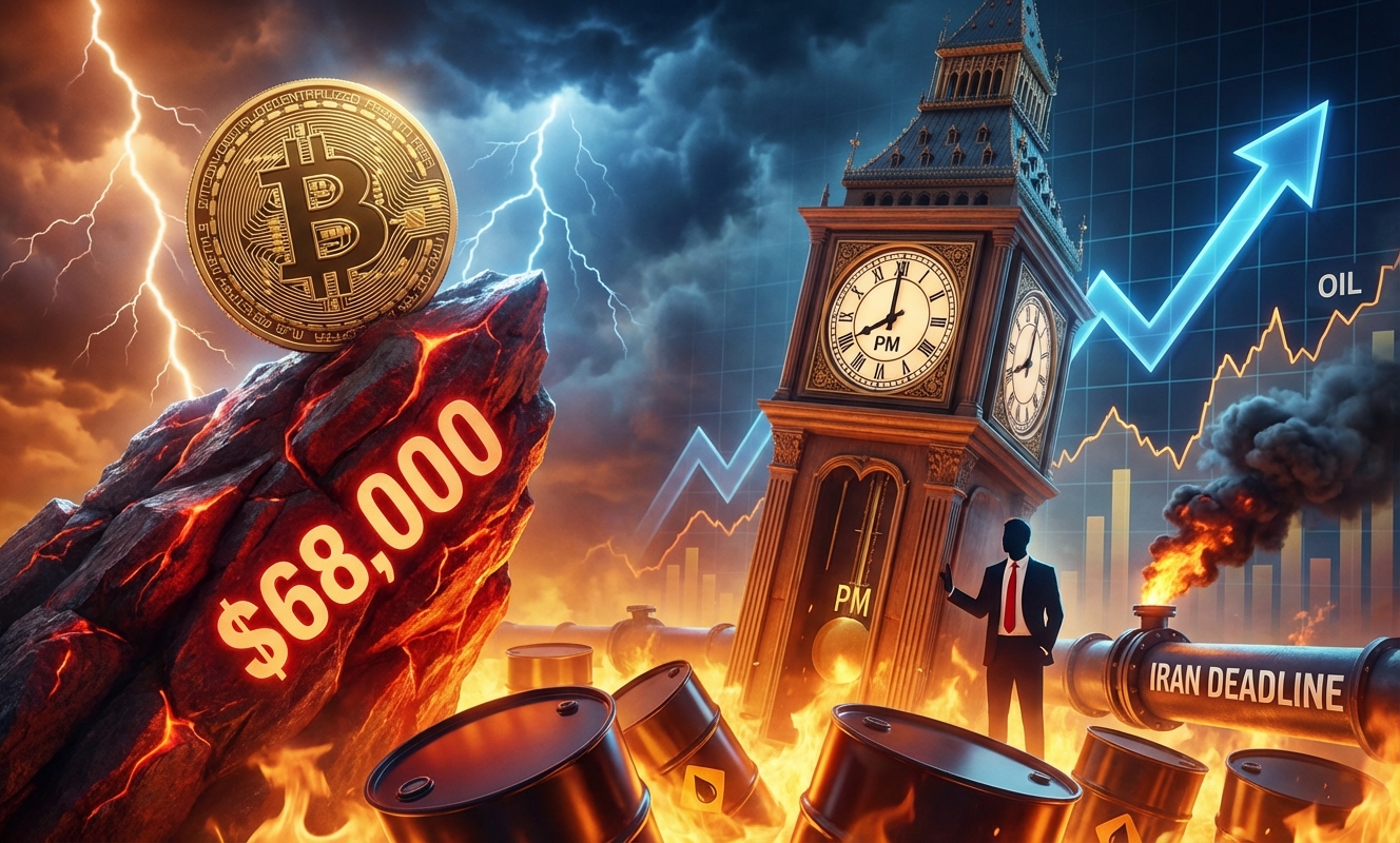 Bitcoin clings to $68,000 as Trump’s final Iran deadline expires at 8 PM EST and oil screams higher