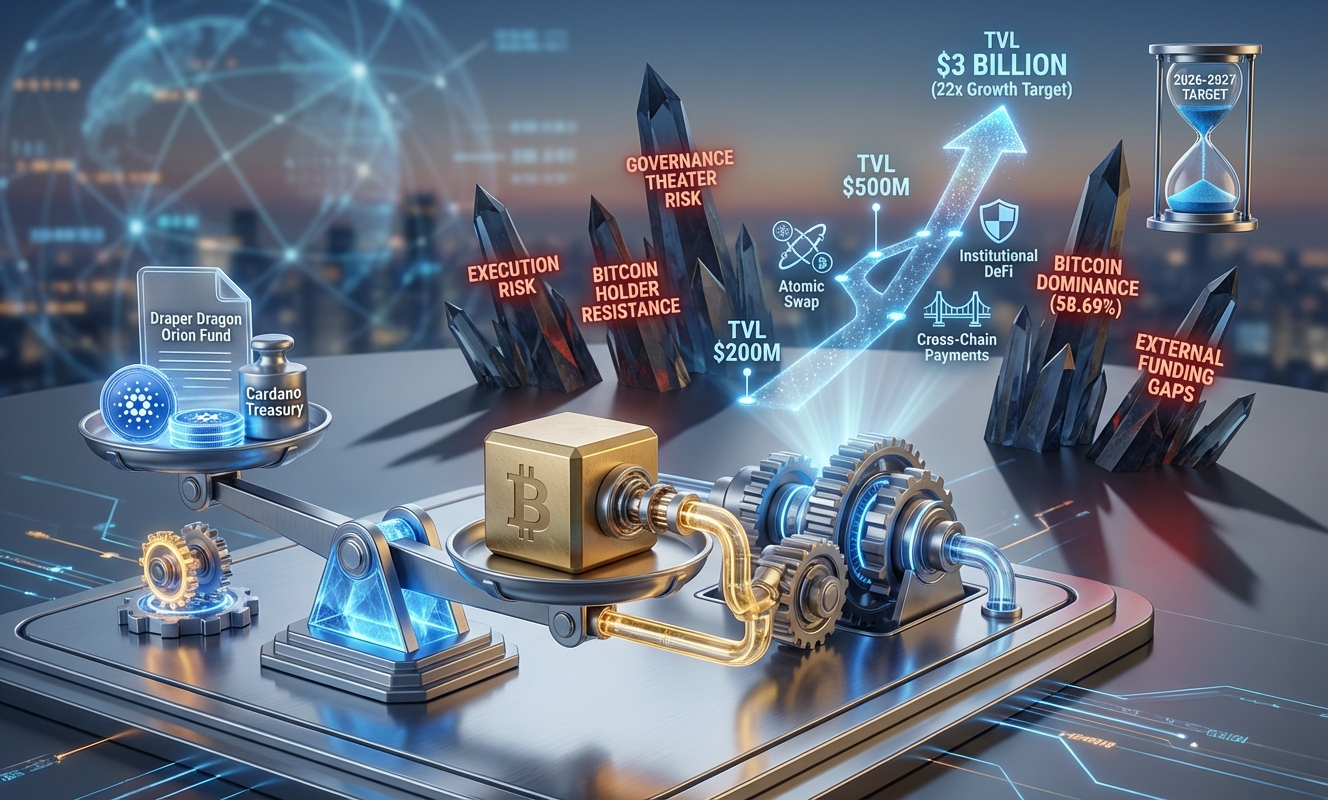 Cardano targets Bitcoin liquidity with $80 million fund to meet $3 billion DeFi goal by 2030- Blockchain Trends