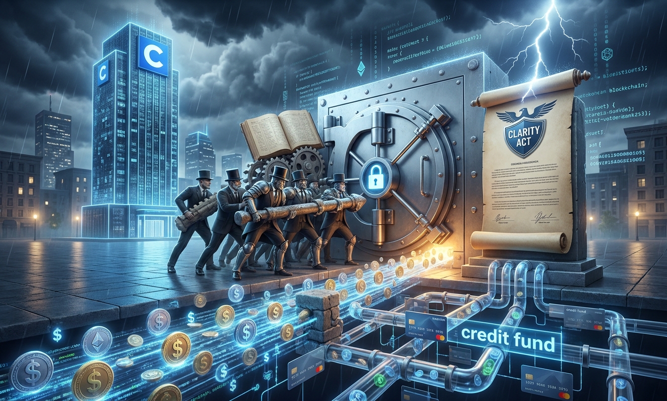 Coinbase’s new credit fund shows why banks are fighting stablecoin yield on the Clarity Act